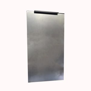 דלת נירוסטה שמאל בגוון נירוסטה40 72.5 - לונדון 1