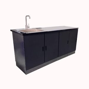 מטבח חוץ נירוסטה 1.80 מטר כולל שיש וכיור 1