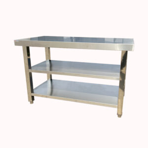 שולחן נירוסטה 3 קומות 160 סמ - מילאנו 1