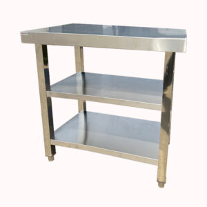 שולחן נירוסטה 3 קומות 80 סמ – מילאנו 1