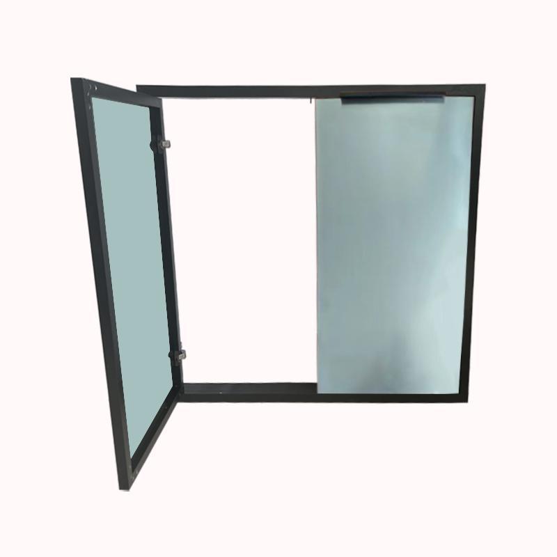 דלת למטבח חוץ כפול עם מסגרת 72.5 69.4 1