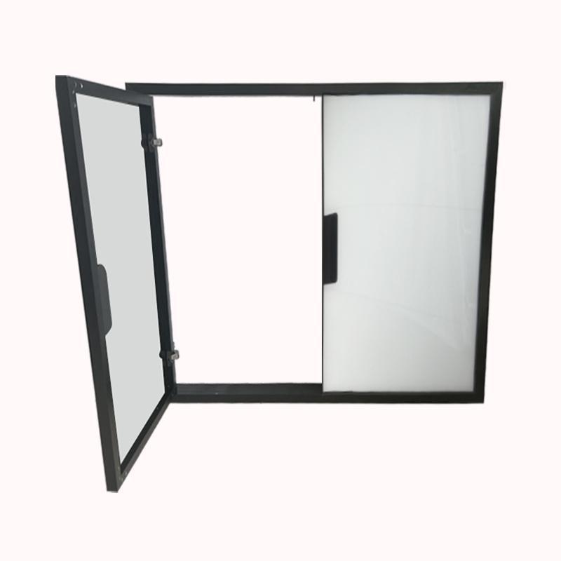 מסגרת עם דלת לבן שקוף מידות מסגרת גובה 73.2 רוחב 80.5 1