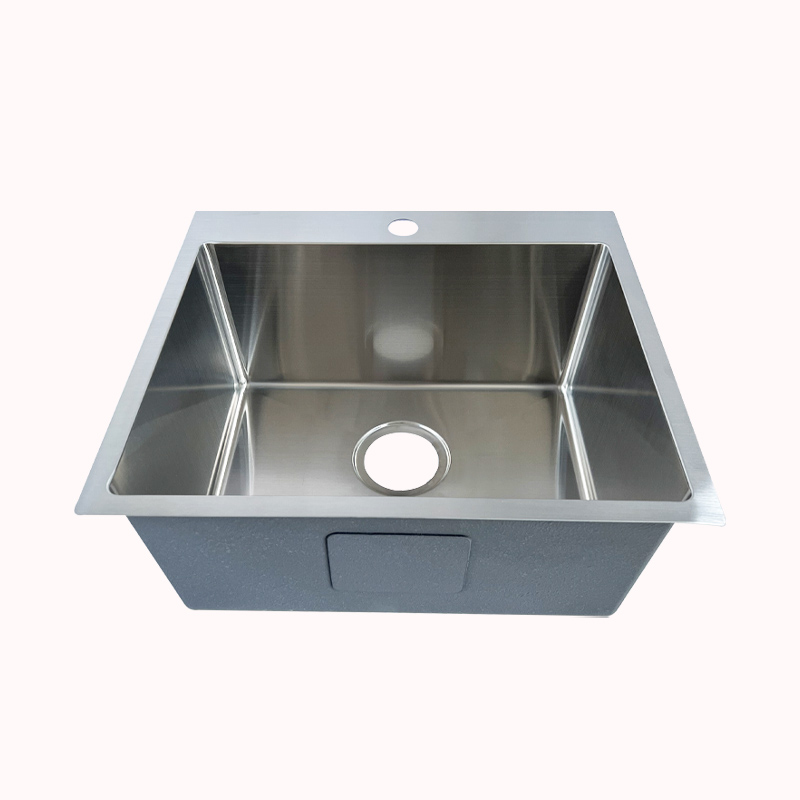 כיור נירוסטה עם הכנה לברז 60&times;40 1