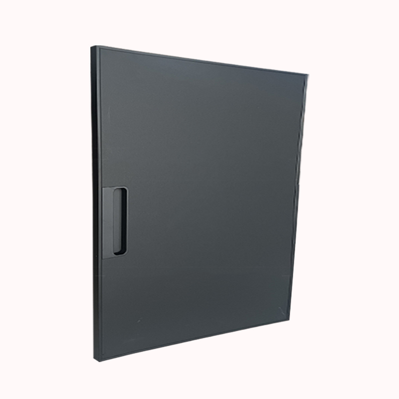 דלת זכוכית שחור אטום גובה 47.6 רוחב 40.3 1