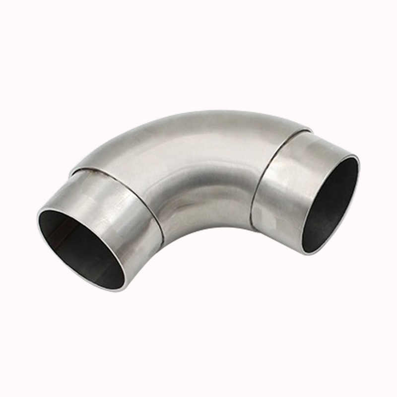 פינת מעקה 90 מעלות מנירוסטה בקוטר 50.8 1