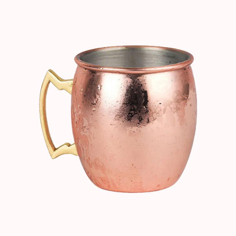 כוס אספרסו מוסקבה נירוסטה &ndash; רוז גולד 1