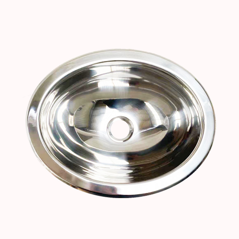 כיור אובלי נירוסטה 29 / 22 סמ 1