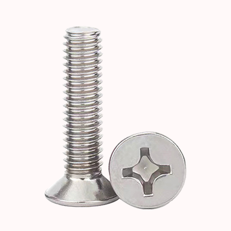 ברגים נירוסטה ראש שטוח M6/10 1