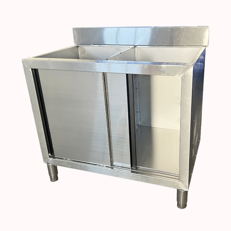 גוף נירוסטה עם דלתות הזזה 120 סמ דניאל 1