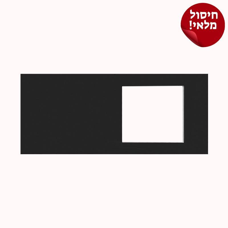 שיש שחור 164 סמ עם פתח לכיור 1