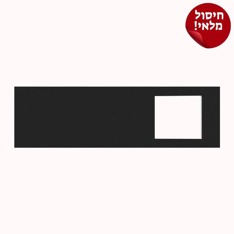שיש שחור 204 סמ עם פתח לכיור 1