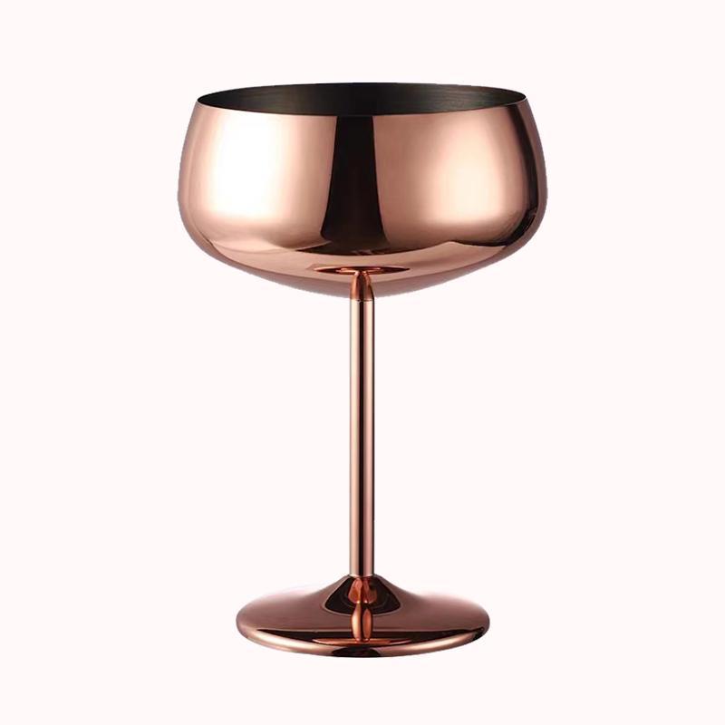 כוס קוקטייל רחבה נירוסטה - רוז 1