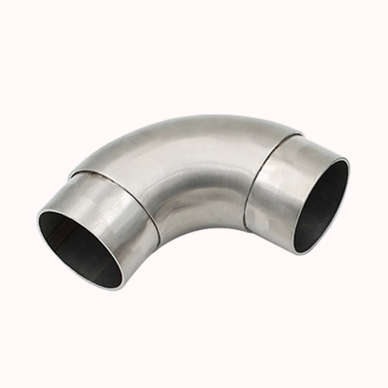 פינת מעקה 90 מעלות מנירוסטה בקוטר 38 1