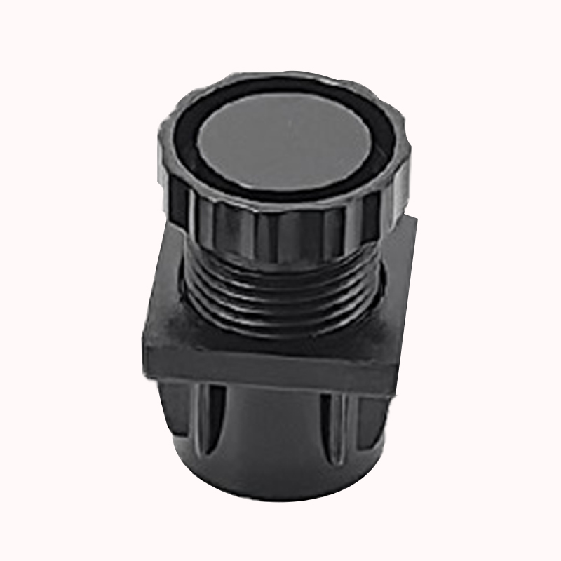 רגל מתכווננת שחורה לפרופיל 38*38 1