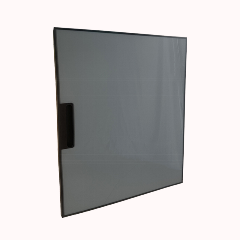 דלת אפור זכוכית גובה 48.7 רוחב 39.8 1