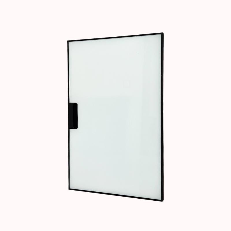 דלת זכוכית לבן גובה 72.5רוחב 46.5 1