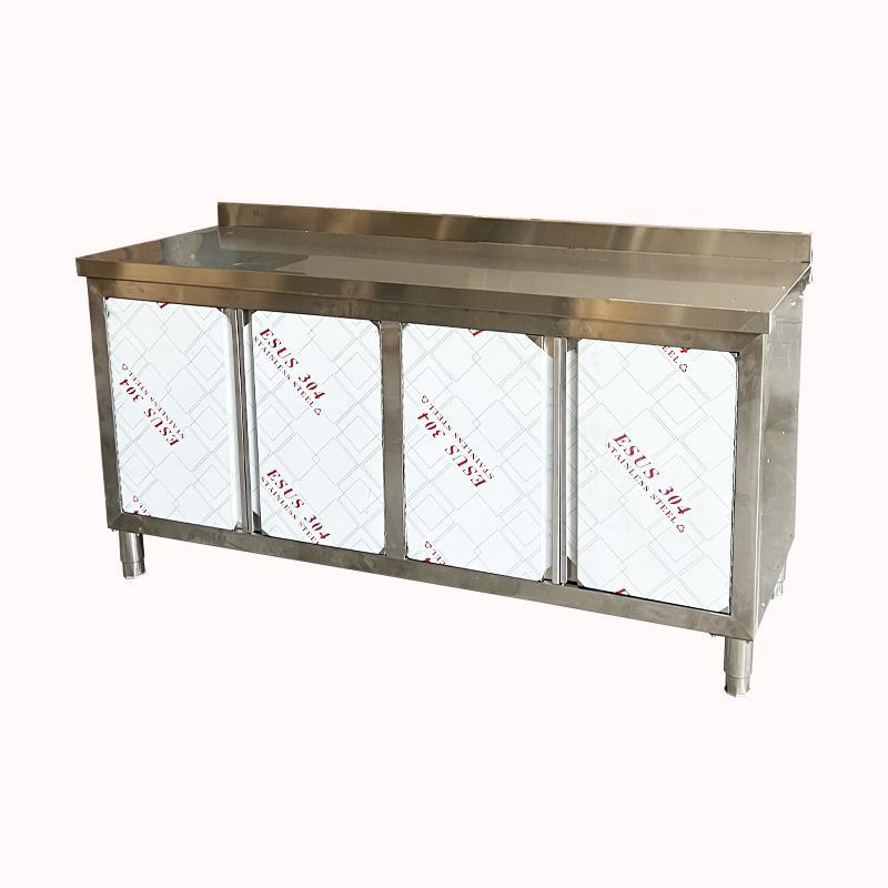 דלפק נירוסטה 4 דלתות 180 ס"מ - עומר 1