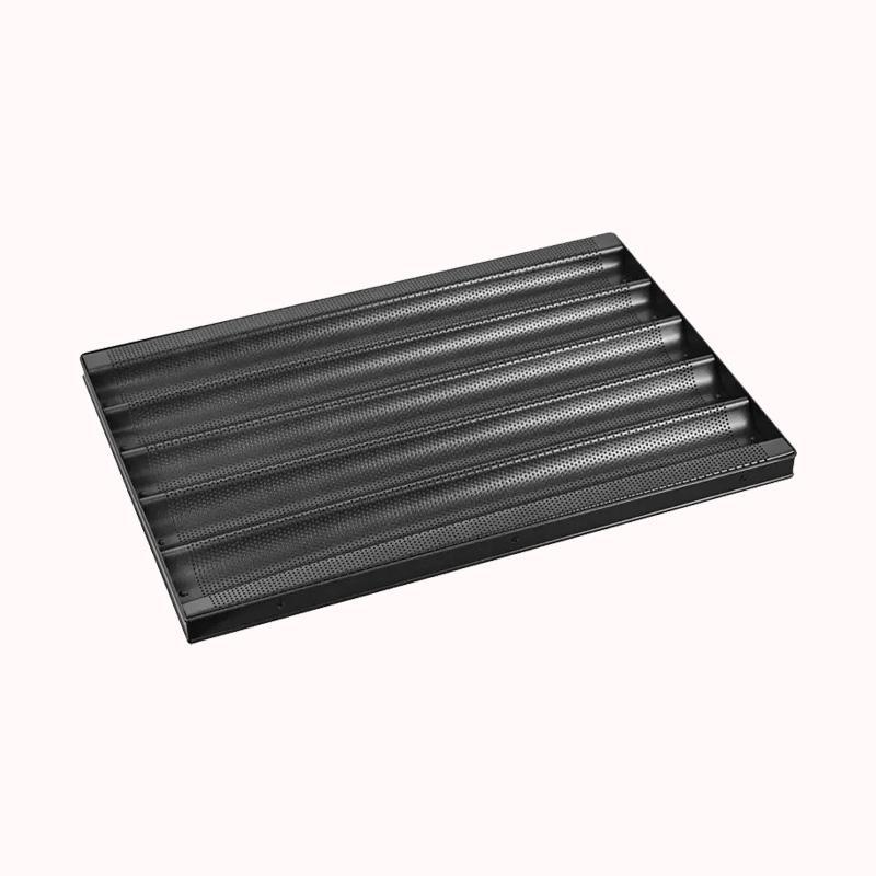 תבנית בגט 4 תאים טפלון מחוררת 1