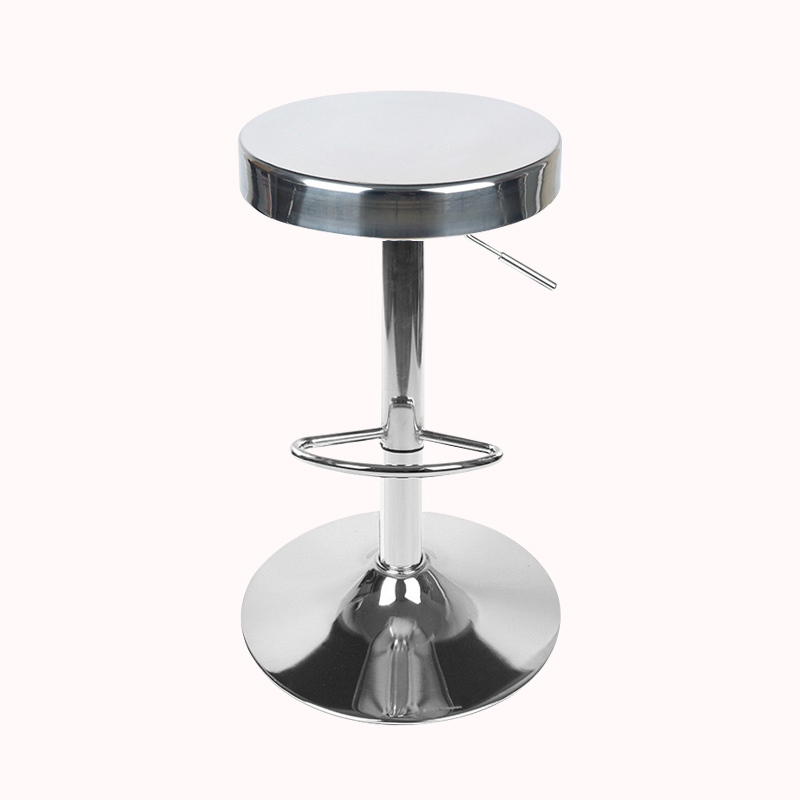 כיסא בר נירוסטה 80/60 ללא גלגל 1