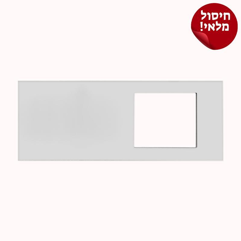 שיש לבן 174 סמ עם פתח לכיור 1