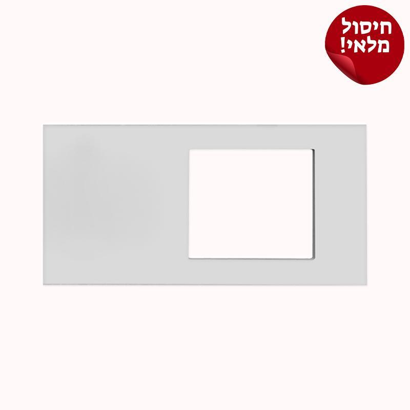 שיש לבן 124 סמ עם פתח לכיור 1