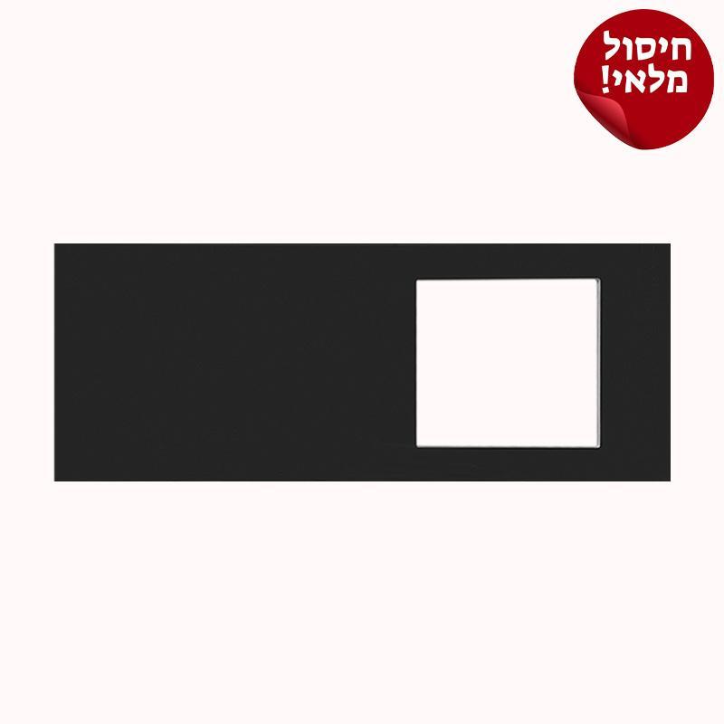 שיש שחור 174 סמ עם פתח לכיור 1