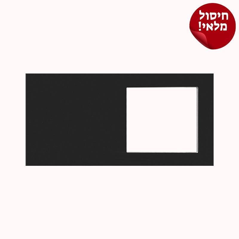 שיש שחור 120 סמ עם פתח לכיור 1