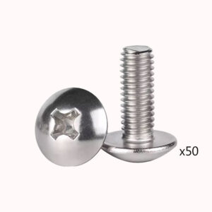 בורג M12 נירוסטה - 50 יח' 1